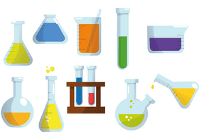 Chemistry Flask vector