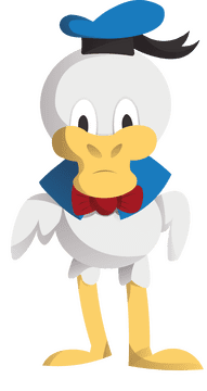 Cartoon Characters Disney Animals Donald clipart