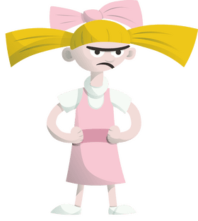 Cartoon Characters Hey Arnold Helga clipart