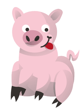 Cartoon Characters Hey Arnold Abner Pig clipart