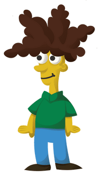 Cartoon Characters Simpsons Bob clipart