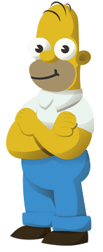 Cartoon Characters Simpsons homer clipart