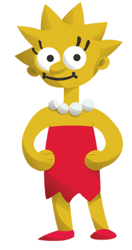 Cartoon Characters Simpsons Lisa clipart