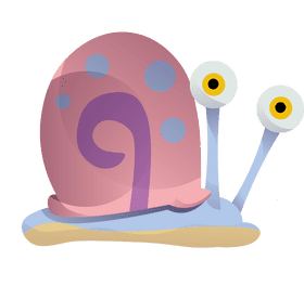 Cartoon Characters Spongebob Garry clipart