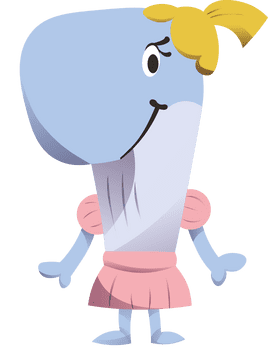 Cartoon Characters Spongebob Pearl clipart