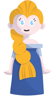 Cartoon Characters Disney Princess Elsa clipart