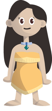 Cartoon Characters Disney Princess Pocahontas clipart