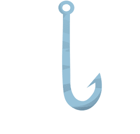 Fish hook clipart
