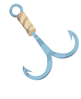 Fish hook clipart