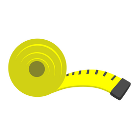 Measuring tape clipart
