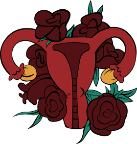 Uterus Roses clipart