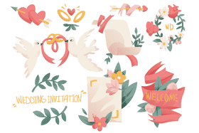 Wedding Invitation vector