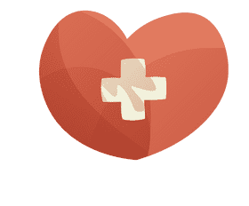 First aid kit Heart clipart