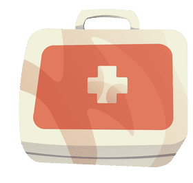 First aid kit clipart