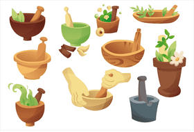Mortar and Pestle vector