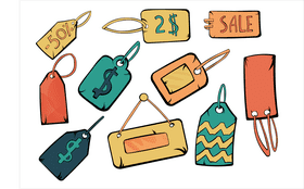 Price Tag vector