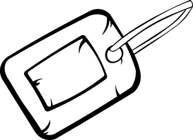 Price Tag black and white clipart
