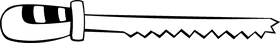 Saw Rasp black and white clipart
