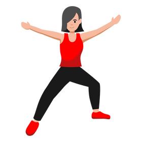 Workout exercise yoga clipart