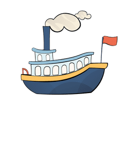 Steamboat Red Flag clipart