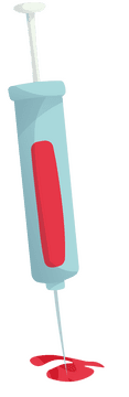 Syringe Blood clipart