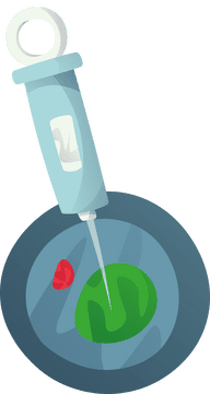 Syringe Petri Dish clipart