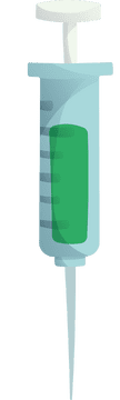 Syringe Green clipart