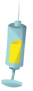 Syringe Yellow clipart
