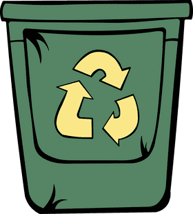 Trash can Recycle clipart