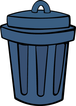 Trash can clipart