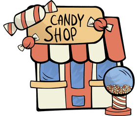 Store Candy Shop clipart