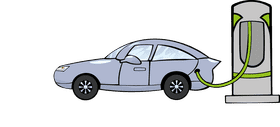 Tesla Charging clipart
