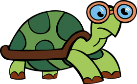 Tortoise Glasses clipart