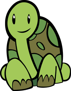 Tortoise cute clipart