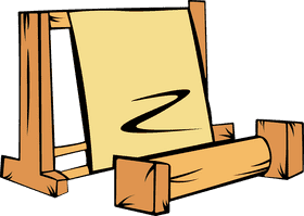 Weaver Old Loom clipart