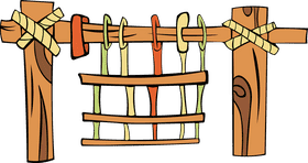 Weaver Old Loom clipart