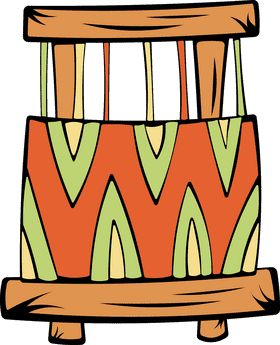 Weaver Old Loom clipart