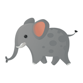 Elephant cartoon clipart