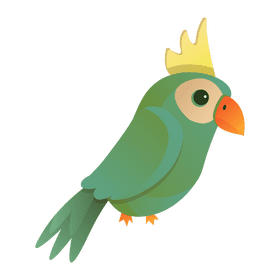 Parrot cartoon clipart
