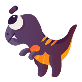 Cute dino clipart