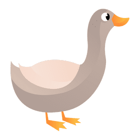 Farm duck clipart