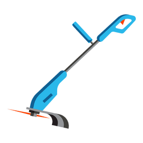 Lawn mower trimmer clipart