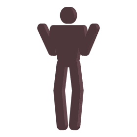 Stickman bewildered clipart