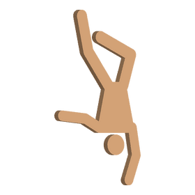 Stickman coup clipart