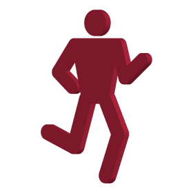 Stickman run clipart