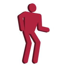 Stickman suddenly clipart