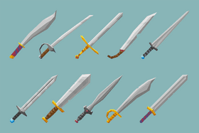 Sword vector