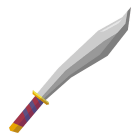 Sword falchion clipart