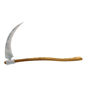 Grim reaper scythe clipart