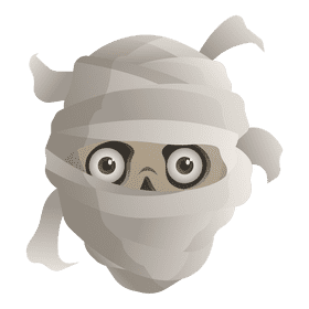 Mummy head clipart